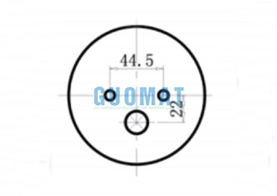 2B2500 サスペンション空気バネ 212 ミリメートル高さ標準二重複雑なゴム