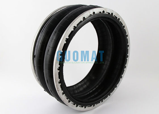LHF500/220-2産業空気ばねのフランジ リング220mm高さのゴム製空気ふいご