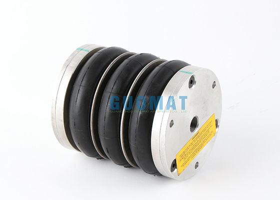 4.5" X3 NORGRENの三倍のアルミニウム カバー プレートとの複雑な産業空気ばねPM/31043の空気うなり声