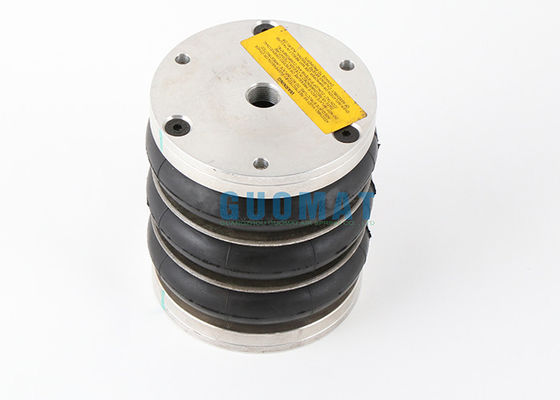 4.5" X3 NORGRENの三倍のアルミニウム カバー プレートとの複雑な産業空気ばねPM/31043の空気うなり声