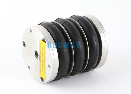 4.5" X3 NORGRENの三倍のアルミニウム カバー プレートとの複雑な産業空気ばねPM/31043の空気うなり声