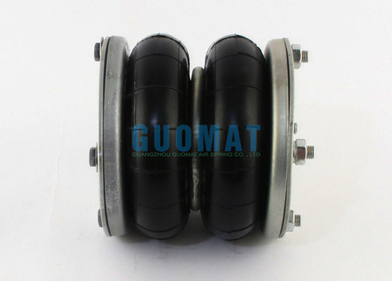Dunlop DB 06219の産業空気衝撃の倍の複雑なフランジのタイプ空気ばね6x2の金属のふいご