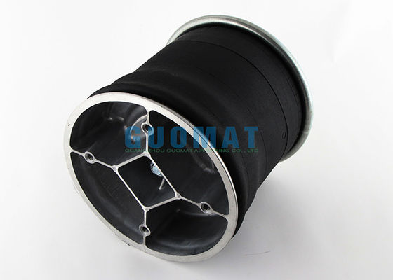 1/4"トラックのトレーラーの空気懸濁液のためのオフセットの左舷耐火石材の圧延の丸い突出部のタイプ空気ばねW01-358-9206