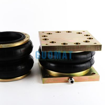 Lhf200212-2 衝撃を軽減するための底と上部のカバープレートを持つ産業用エアスプリング