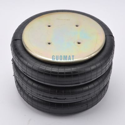 産業用エアスプリング 4xM10 スクロール GUOMAT NO. 3B7383-3/8 ベロー No.3B383 天然直径 351mm
