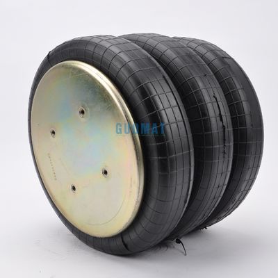 産業用エアスプリング 4xM10 スクロール GUOMAT NO. 3B7383-3/8 ベロー No.3B383 天然直径 351mm