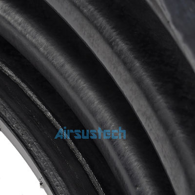 横浜 S-600-4R による 巻き込み型エアゴム ロープ付きエアサスペンション