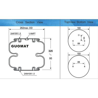 ファイアストーンエアバッグ W01-M58-7679/20C2 二重巻き式産業用切削機 スプリング
