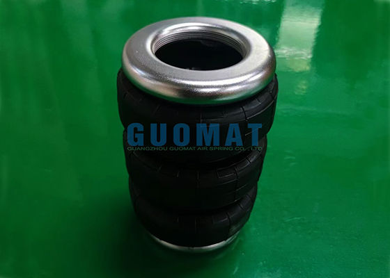 産業用エアスプリング 187mm 丸穴カバープレート 空気ショック吸収