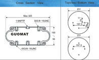 GUOMAT 1B6171の産業空気ばねアセンブリ ゴムは革引出し機械のための1B330最高の325mmをどなります