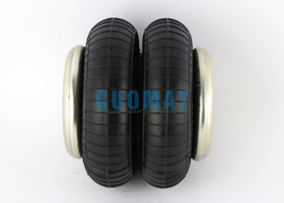 W01-358-7025 Firestone ダブルコンボリュートエアスプリング 65mm-175mm ストローク (工業用)