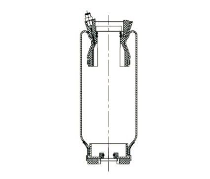 ボルボFH 12ボルボFH 16のためのボルボ1075077のタクシーの空気衝撃吸収材のキットの空気ばね