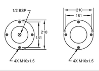 DUNLOP SP 2623の10X1鋼鉄二重複雑なエアー バッグW01-R58-4057