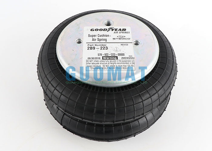 2B9-223ゴム製ふいごの産業空気ばね578-92-3-211の二重複雑な空輸の懸濁液