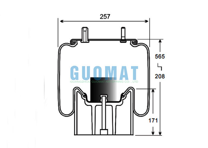 1R11-773 グッドイヤー トラック ローリングローブ 空気スプリング W01-M58-6317 ファイアストーン 懸垂ゴムベロー