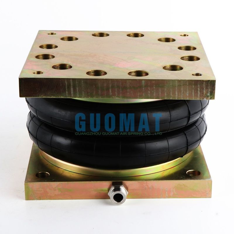 Lhf200212-2 衝撃を軽減するための底と上部のカバープレートを持つ産業用エアスプリング