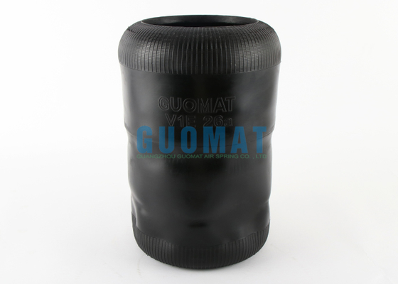 V1E26A バイブラコースティック バス用ゴムエアベローズ 370mm ナチュラルハイト Freightliner エアサスペンション