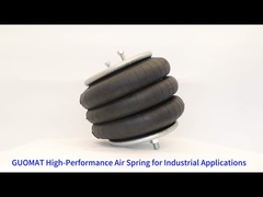 三重巻き巻き式空気スプリング M12X1.75 スタッド注射鋳造機 サポートと水平化