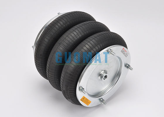 12インチ×3 ノーグレンゴムエアバッグ M/31123 産業機械 鋼鉄ボルト付きエアスプリング