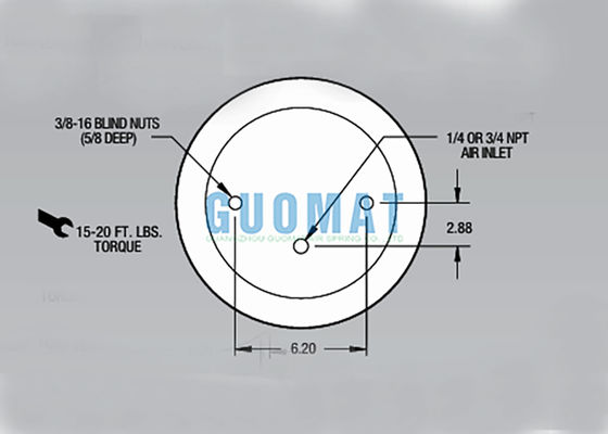 W01-358-9030 トレーラーサスペンションエアバッグコンポーネント 1T15M-0 大型トラックエアスプリング
