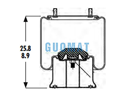 1R14-201 グッドイヤー重型トラック 空気スプリング 566-28-3-020 空気懸垂システム