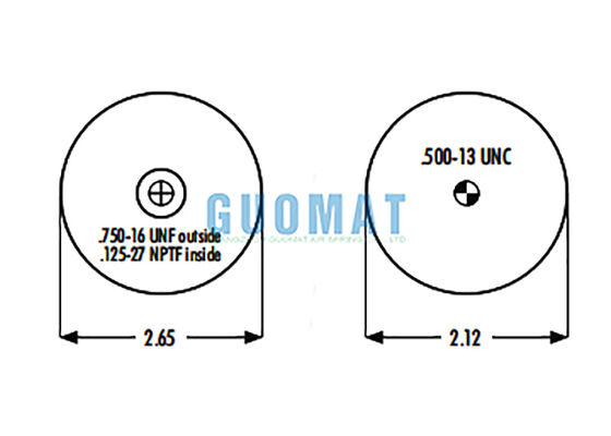 1S4-008 グッドイヤー キャビンの空気噴出ショック吸収器 W02-358-7010 ファイアストーン空気懸垂