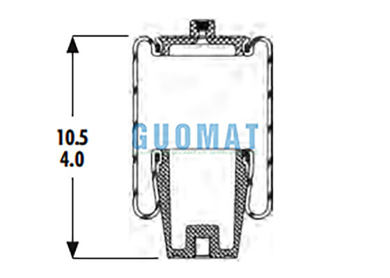 1S4-044 グッドイヤー重用吊り 空気スプリング ASC-08-7-194 トラックキャビンの空気圧式吊り