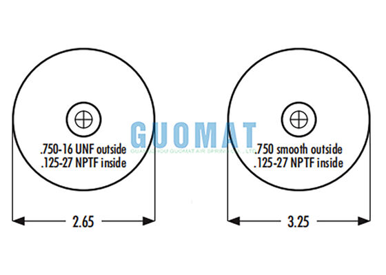 1S4-067 キャビンのエアスプリング グッドイヤー ASC-08-7-137 トラックの懸垂エアバッグ交換