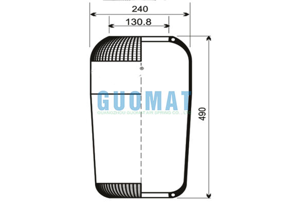 713N コンチテック サスペンションエアスプリング 72296 エアベローズ V1F21D VIBRACOUSTIC
