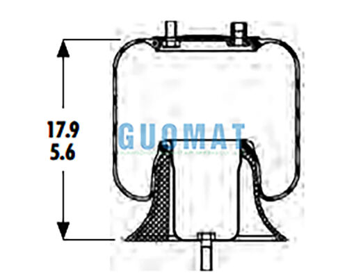 566-18-3-004 Rubber Bellows 1R9-003 Goodyear Truck Suspension Air Spring 