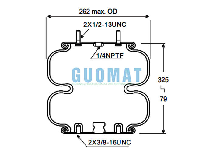 FD 200-25 426 コンティテック 懸垂式エアスプリング W01-358-6943 ファイアストーン 自動車ホーム/RV用のエアバッグの交換