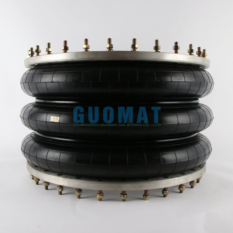 GUOMAT 3H630376 工業用三重巻き型エアスプリング フレンズリング