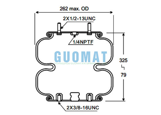 FD 200-25 426 コンティテック 懸垂式エアスプリング W01-358-6943 ファイアストーン 自動車ホーム/RV用のエアバッグの交換